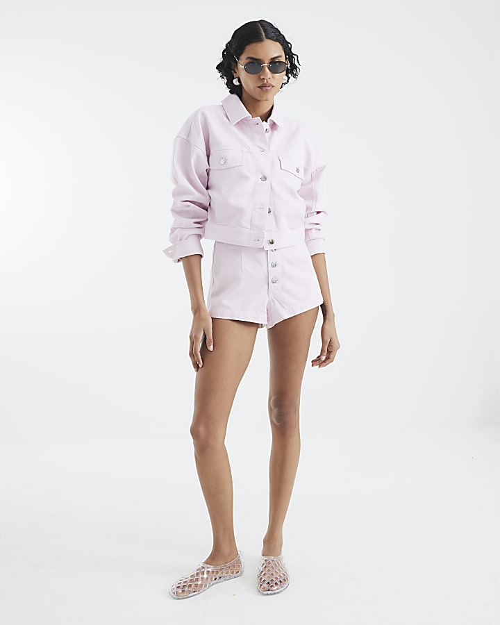 Pink Denim Jacket