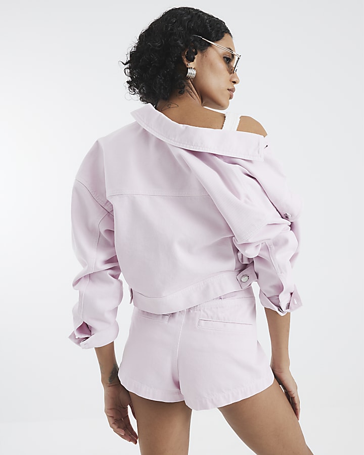 Pink Denim Jacket