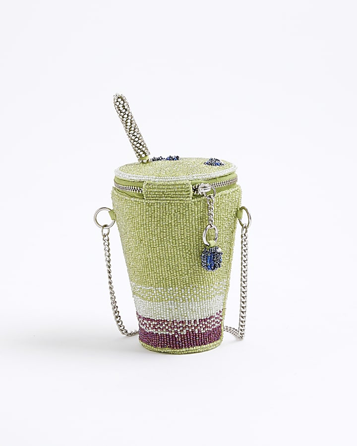 Green Premium Blueberry Matcha Shoulder Bag