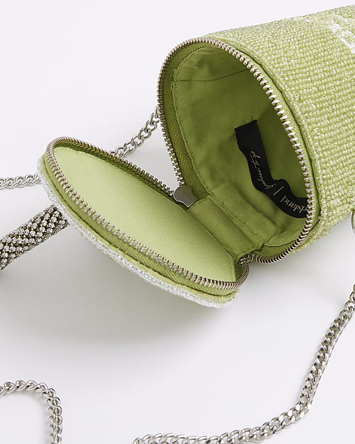 Green Premium Blueberry Matcha Shoulder Bag