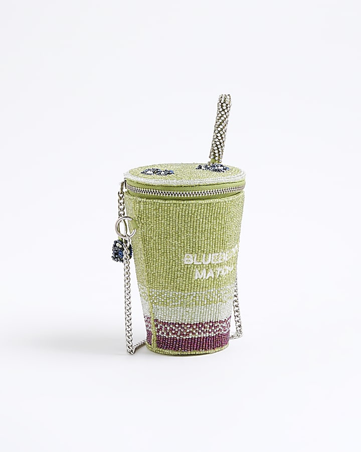 Green Premium Blueberry Matcha Shoulder Bag