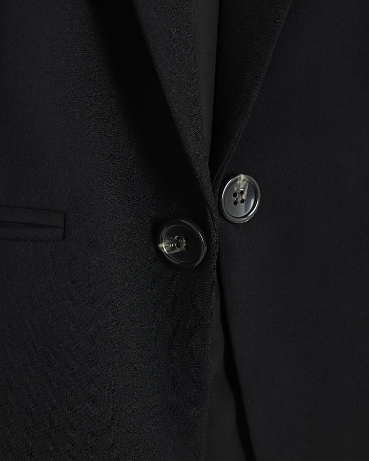 Black Edge To Edge Blazer