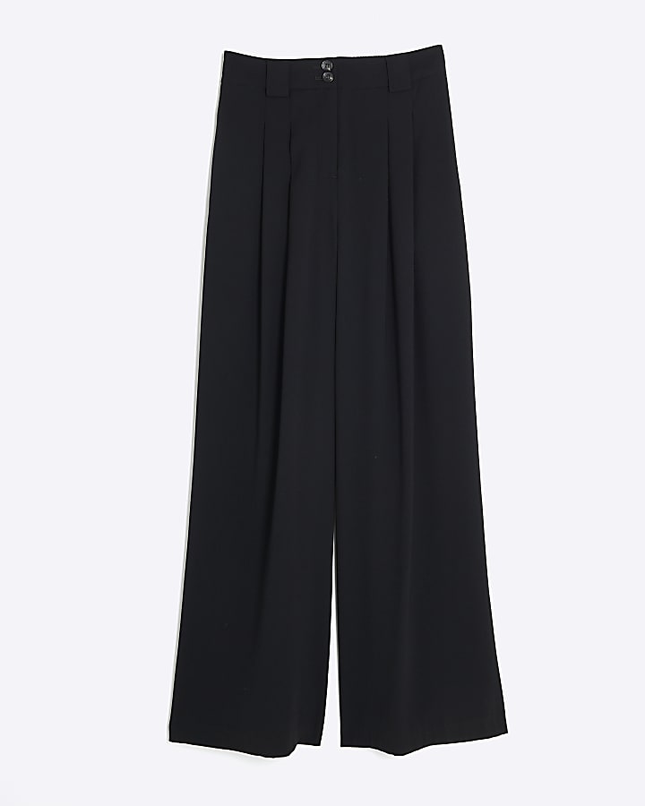 Black Wide Leg Trousers