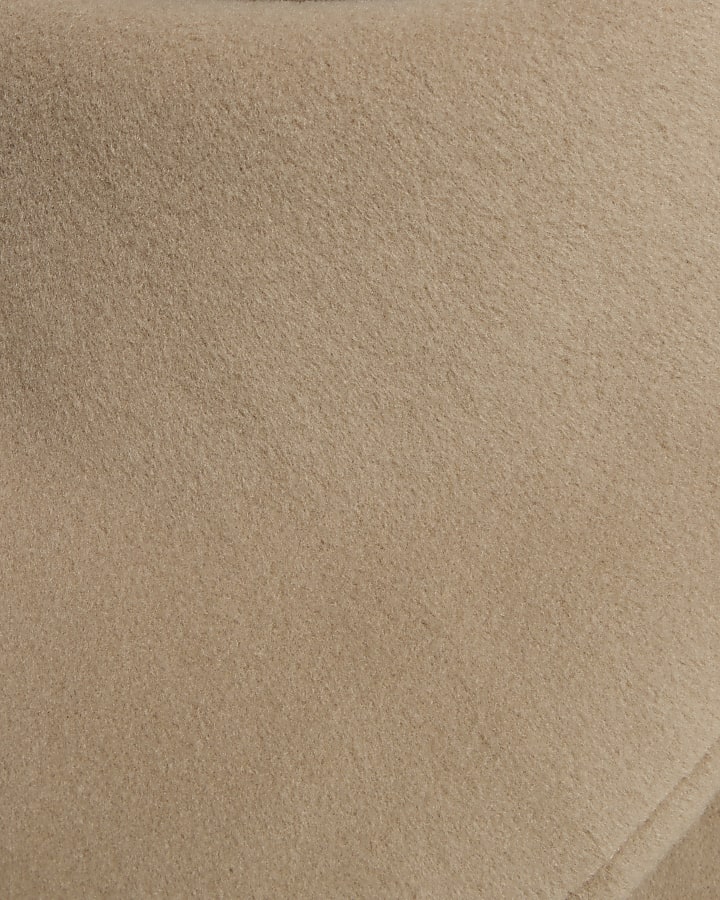 Cream Scarf Cape Coat