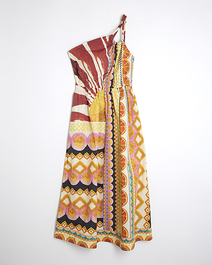 Multi Colour Atlas Maxi Slip Dress