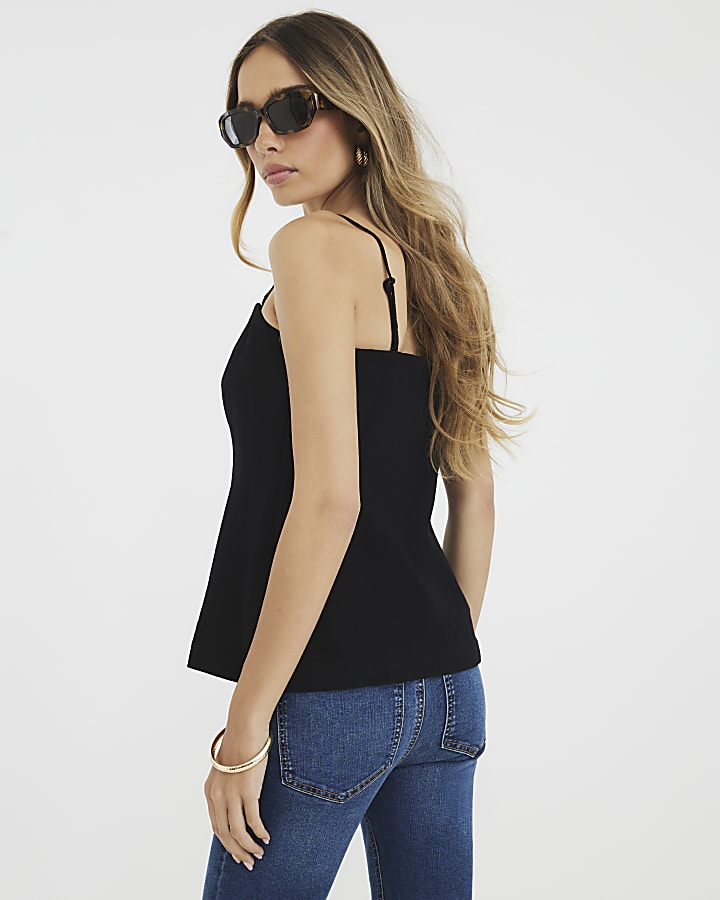 Black Bandeau Top