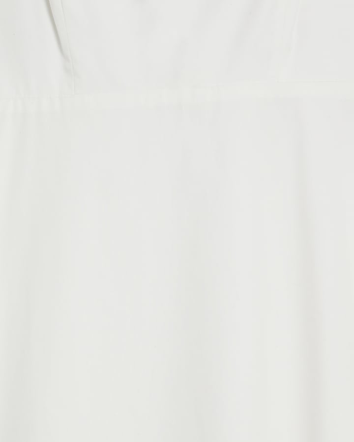 White Strappy Midi Sun Dress