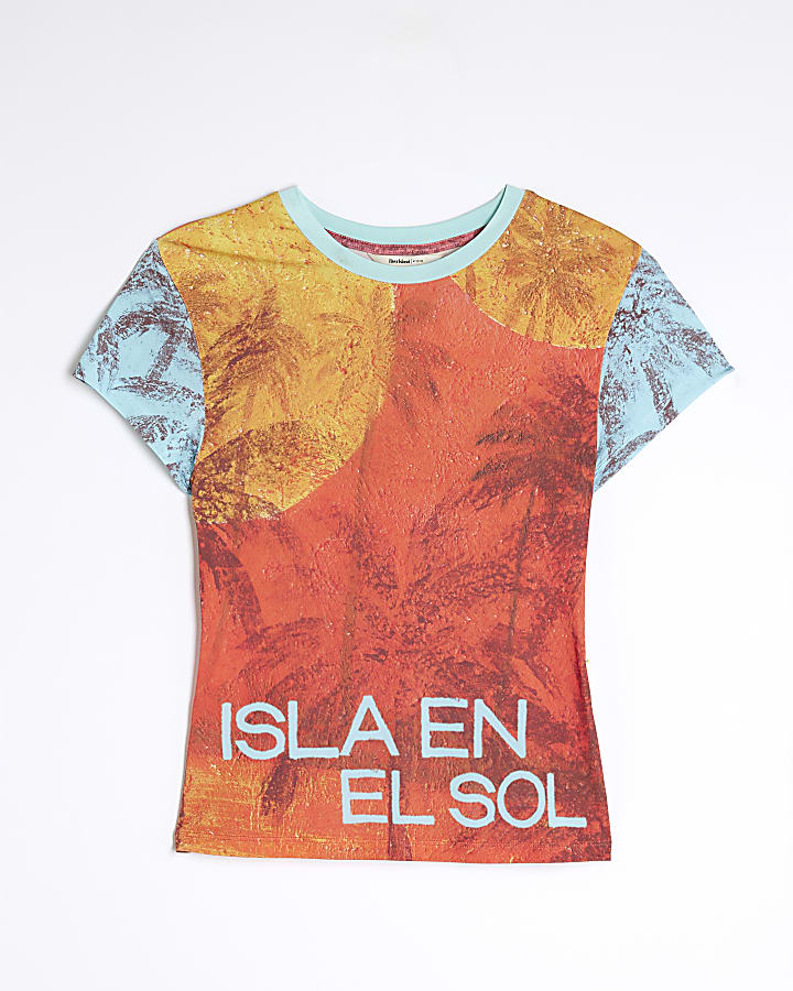 Red Atlas Short Sleeve Isla En El Sol T-shirt