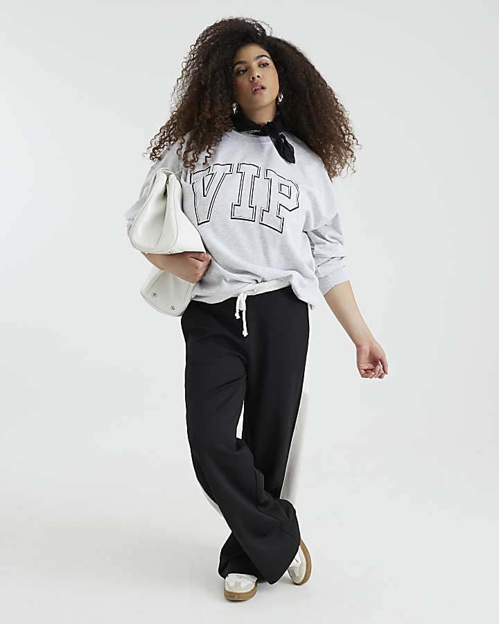 Grey VIP Print Sweatshirt