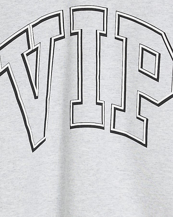 Grey VIP Print Sweatshirt