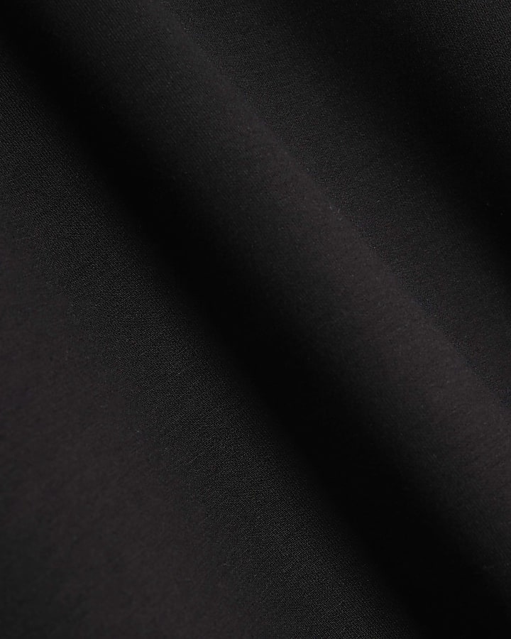 Petite Black Premium T-Shirt Mini Dress
