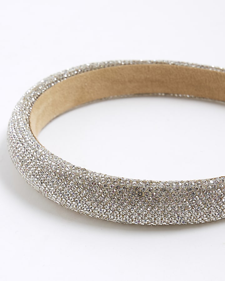 Silver Rhinestone Headband