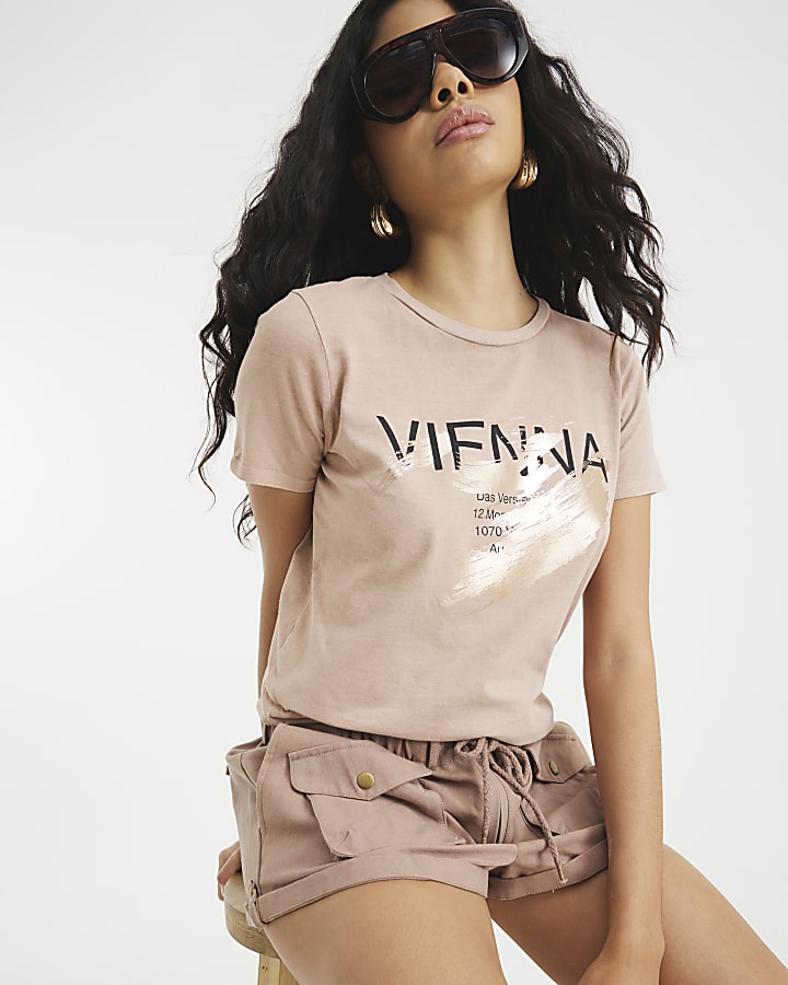 Brown Vienna Short Sleeve T-shirt