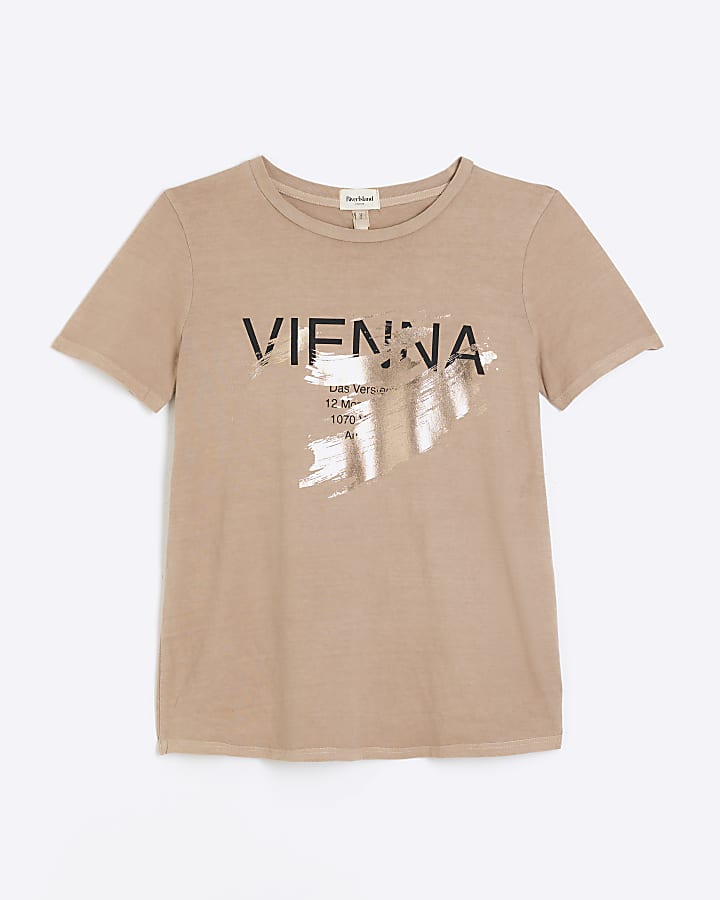 Brown Vienna Short Sleeve T-shirt