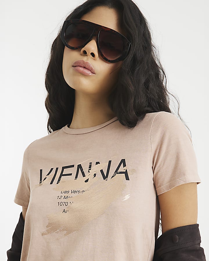 Brown Vienna Short Sleeve T-shirt