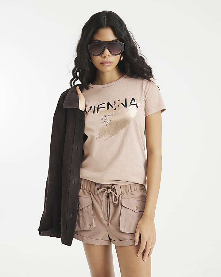 Brown Vienna Short Sleeve T-shirt