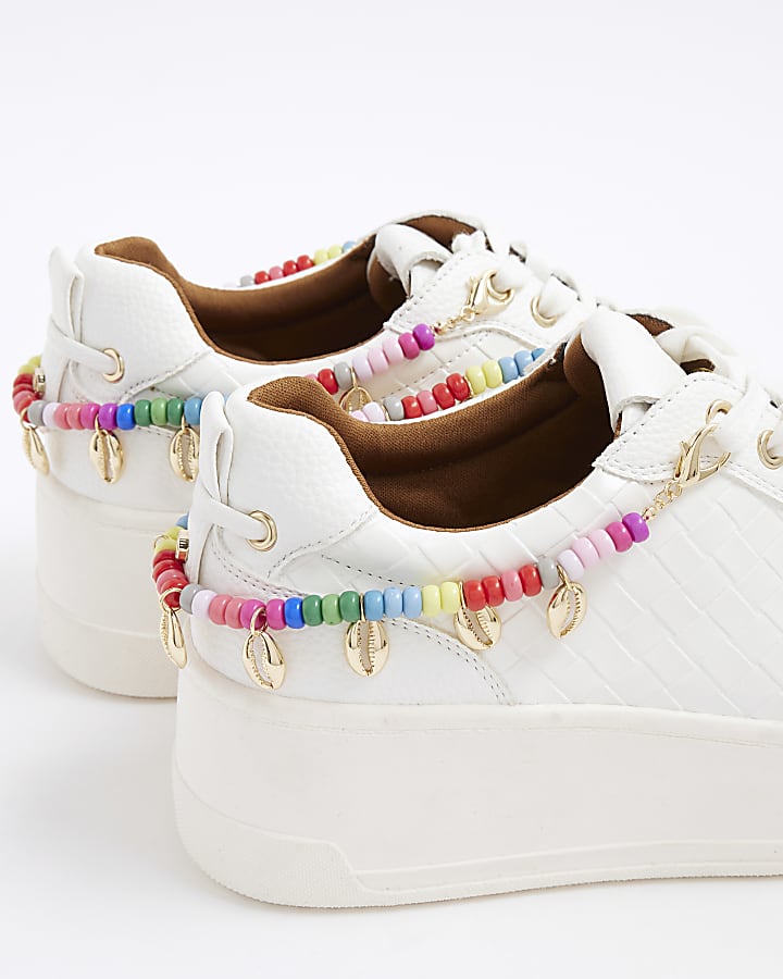 Multi Colour Shell Chain Shoe Straps