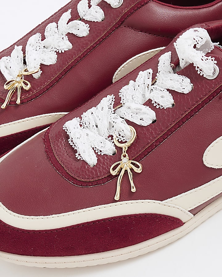 White Pearl Bow Laces
