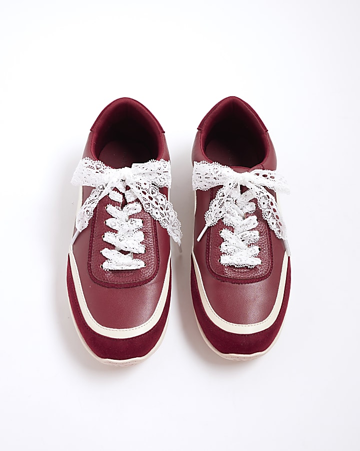 White Pearl Bow Laces