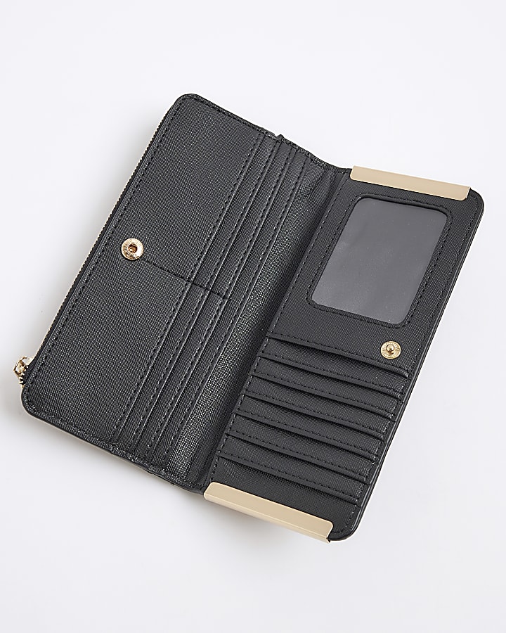 Black Monogram Foldout Purse