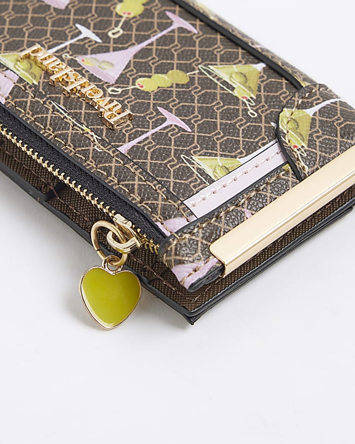 Brown Martini Monogram Mini Purse