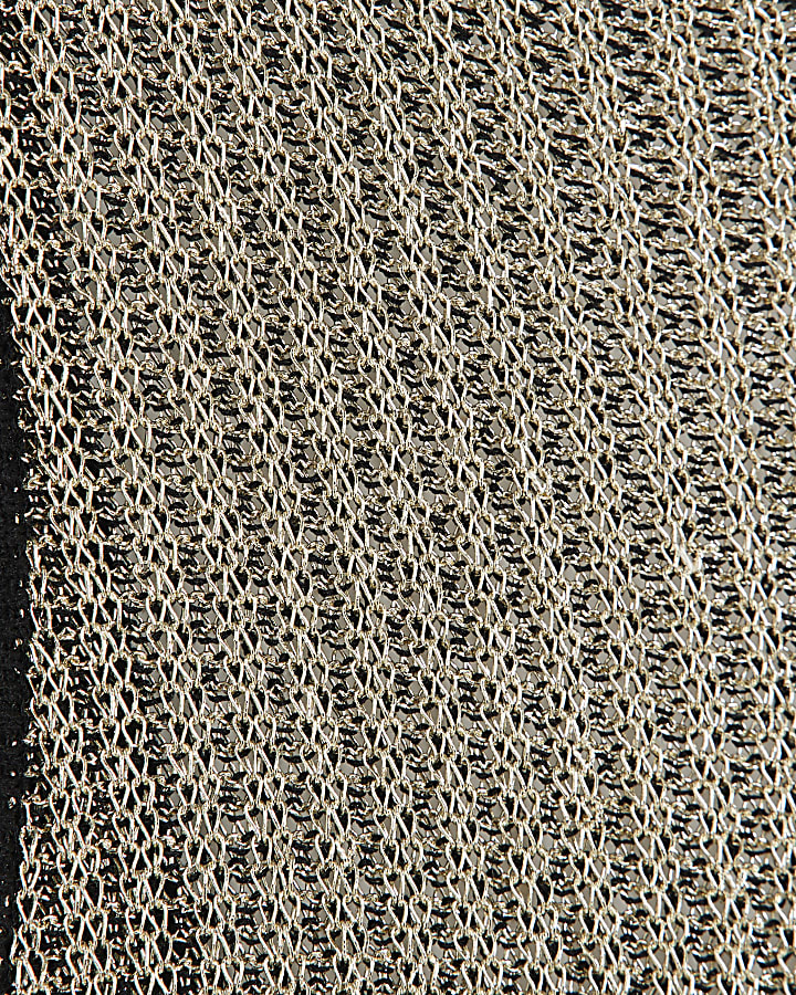Gold Knit Maxi Dress