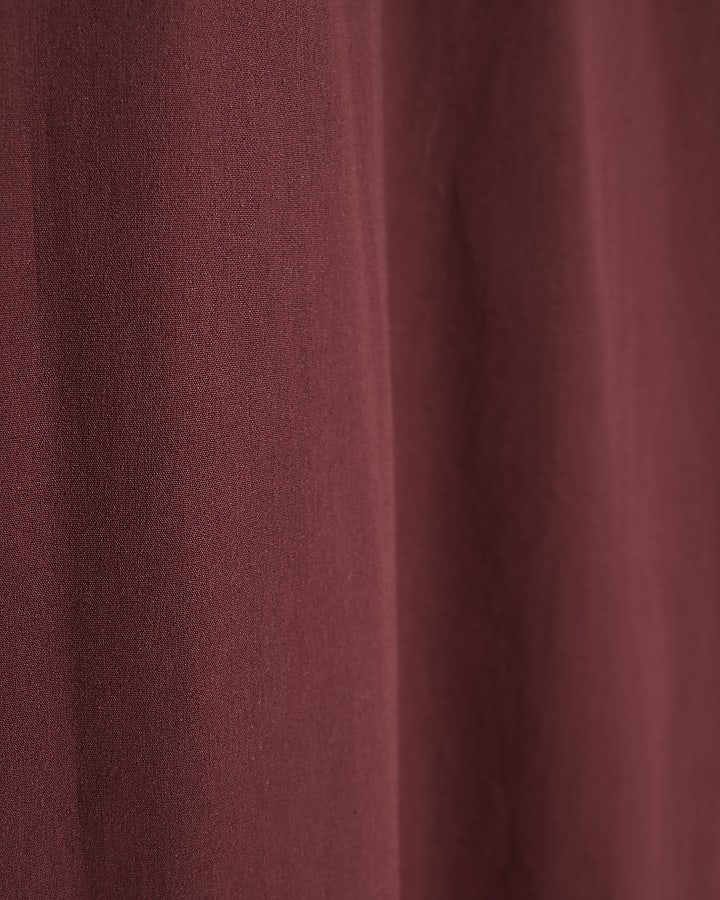 Purple Oversized Smock Maxi Dress