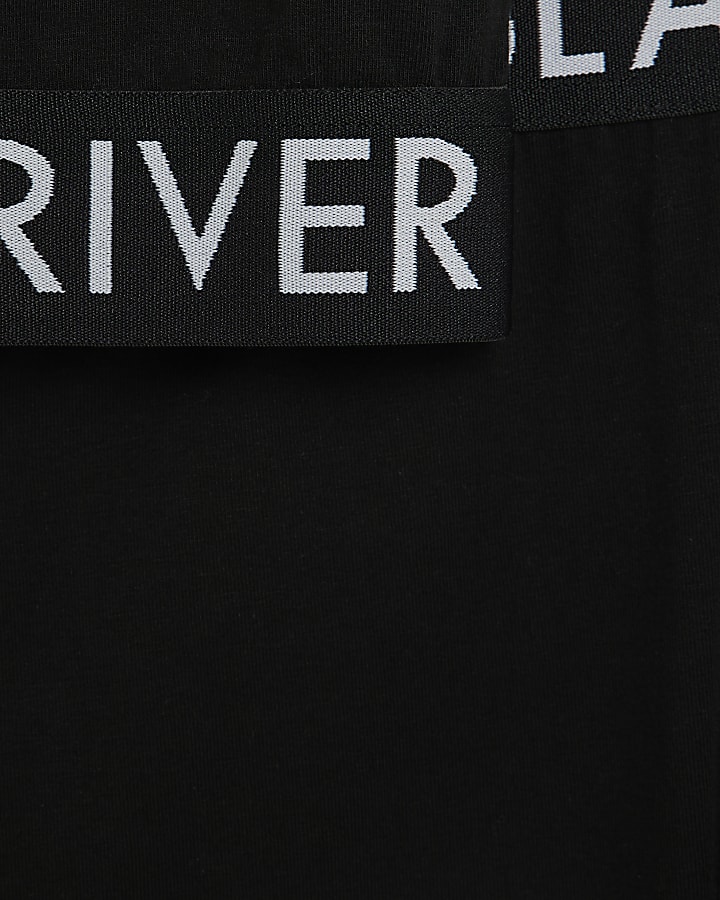 Black Baby T-shirt and Flared Trousers Set