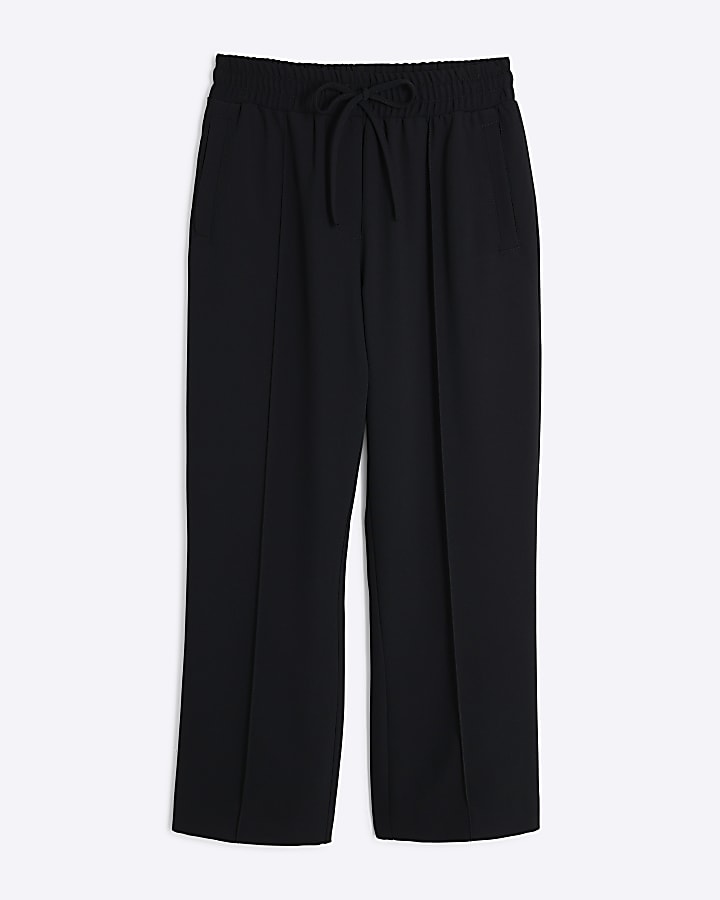 Petite Black Tailored Joggers