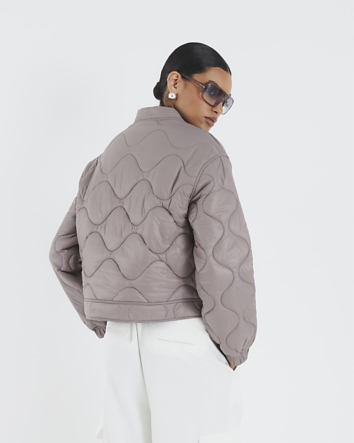 Grey Lighweight Padded Jacket