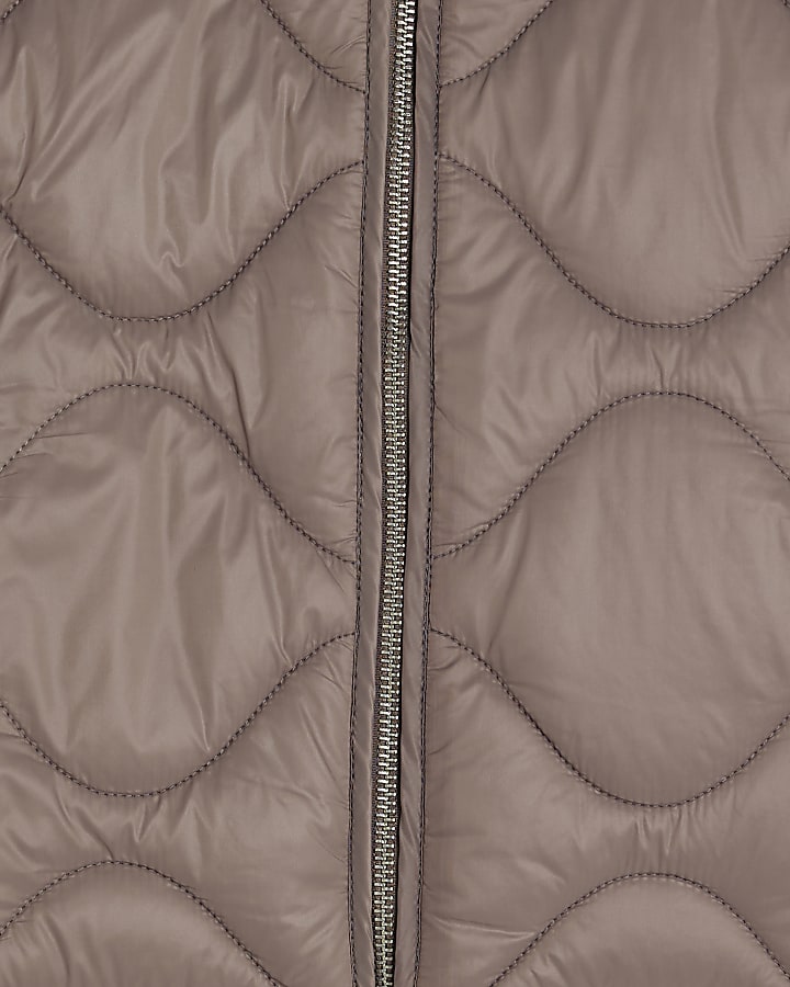 Grey Lighweight Padded Jacket