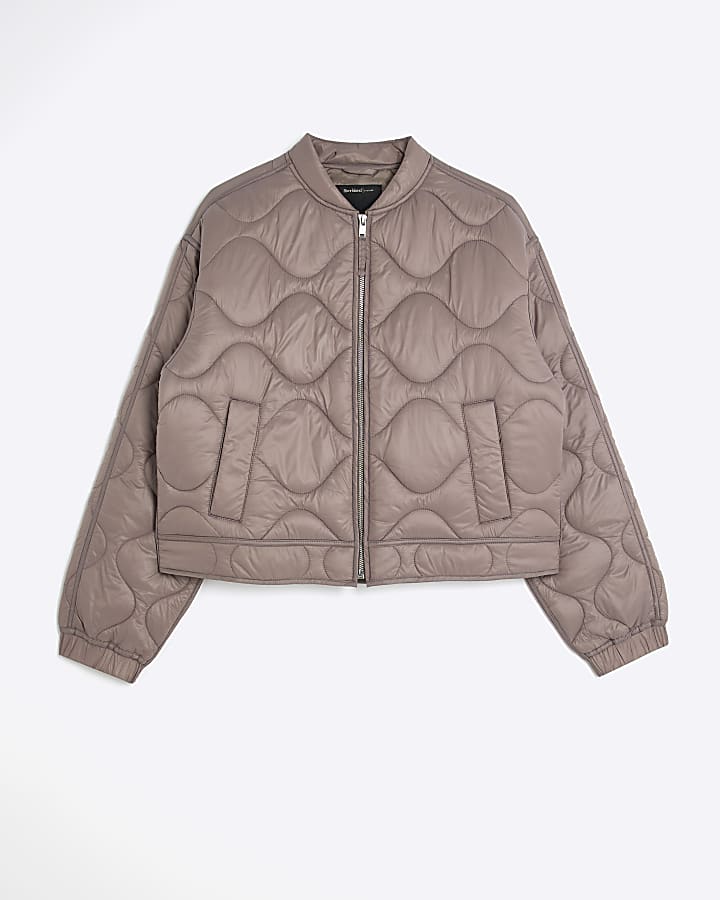 Grey Lighweight Padded Jacket