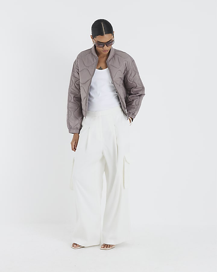 Grey Lighweight Padded Jacket