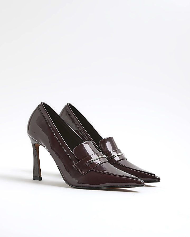Red Heeled Pointed Loafers
