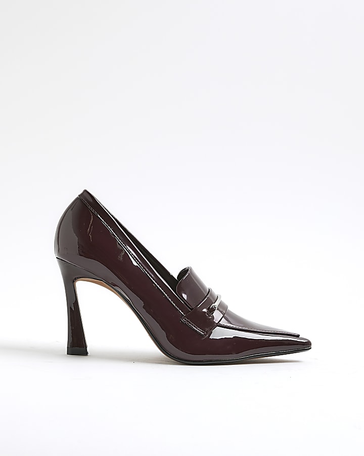 Red Heeled Pointed Loafers