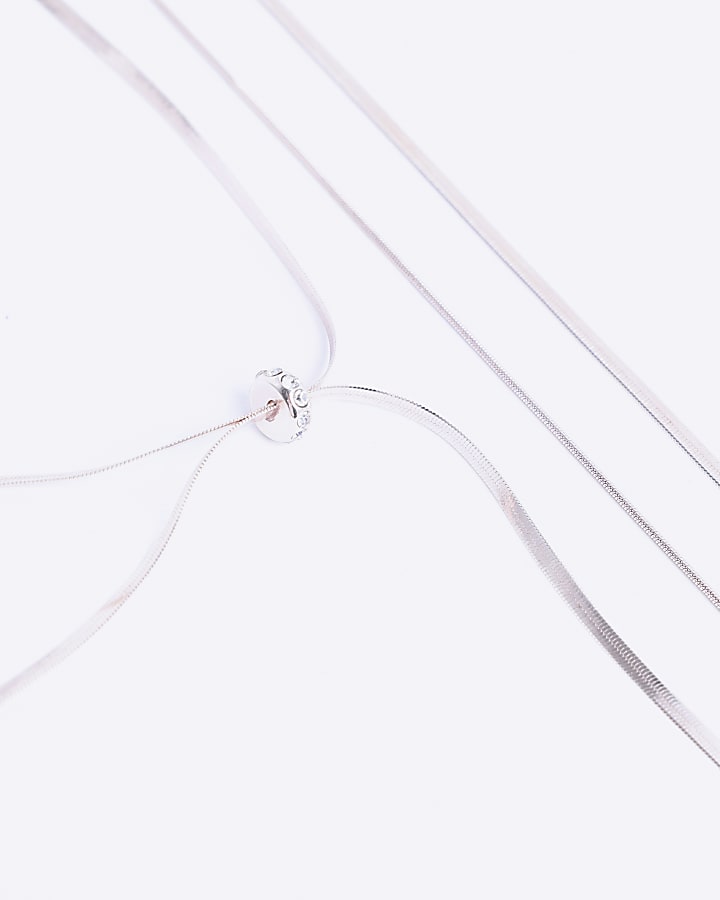 Rose Gold Snake Chain Layered Necklace