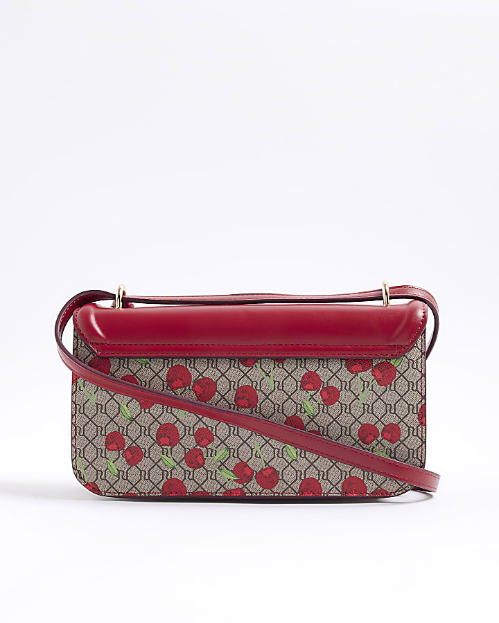 Red Lock Cherry Monogram Satchel Bundle Bags