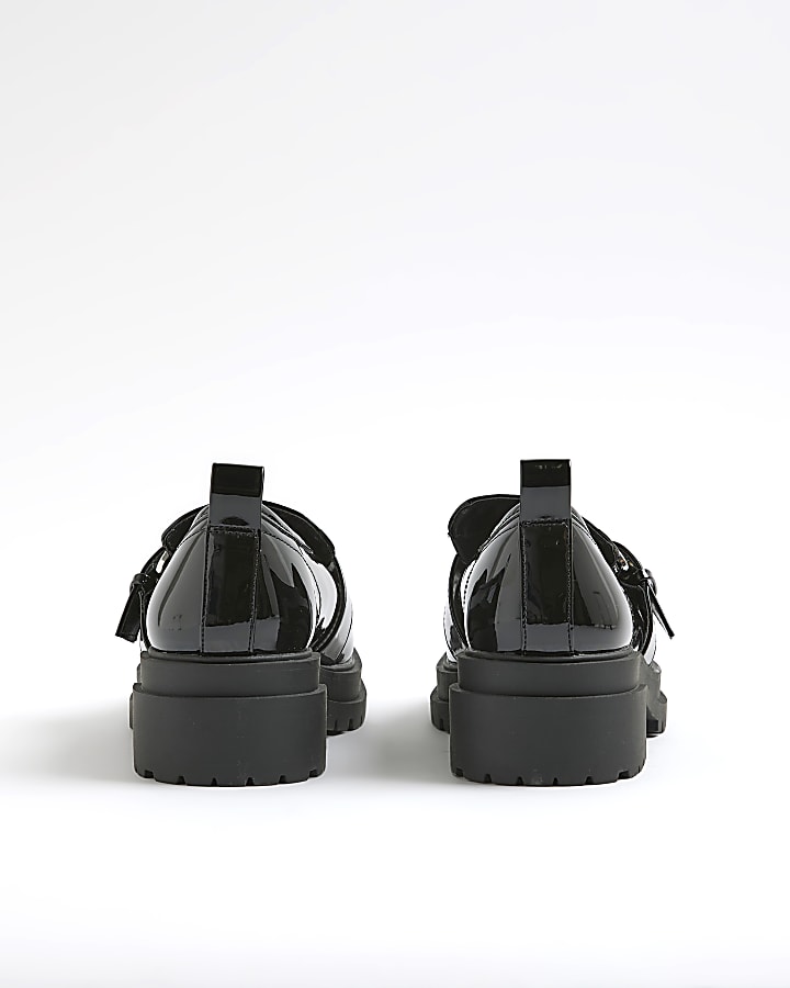 Black Buckled Loafers