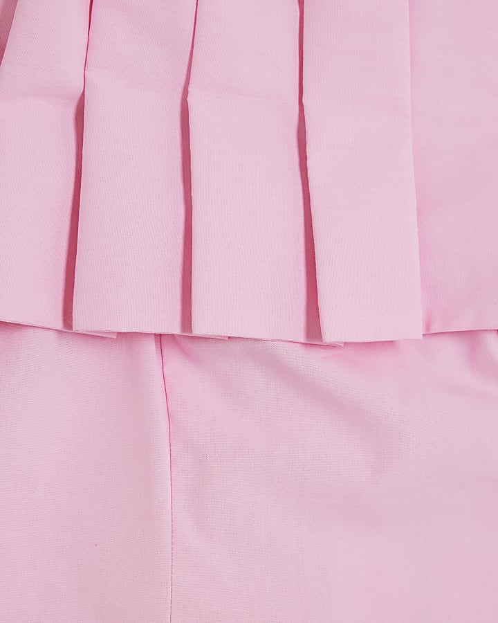 Pink Bow Bardot Top