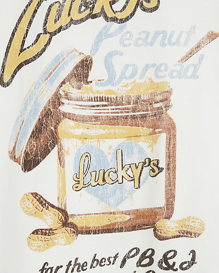 White Short Sleeve Peanut Butter Baby T-shirt