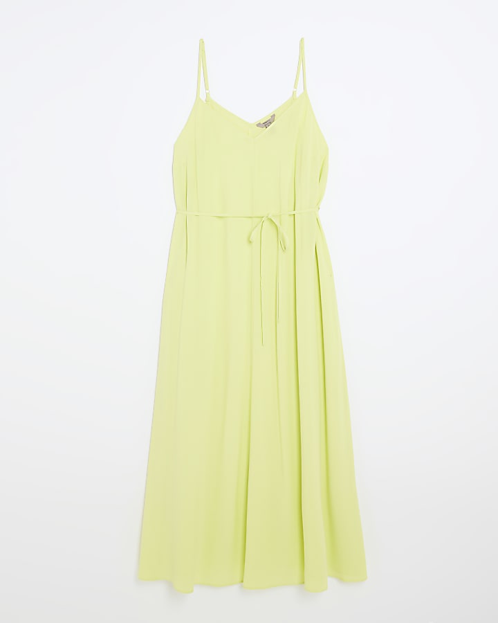 Petite Lime Sleeveless Maxi Dress