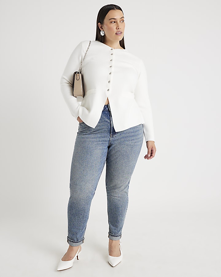Blue Mom Sculpt Jeans
