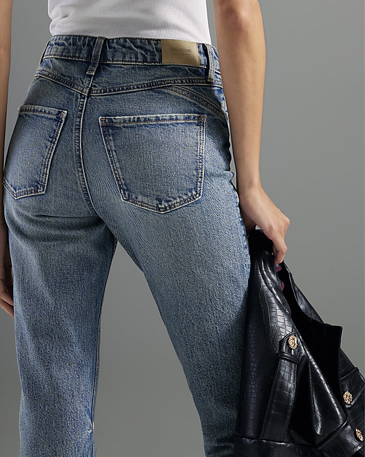 Blue Mom Sculpt Jeans