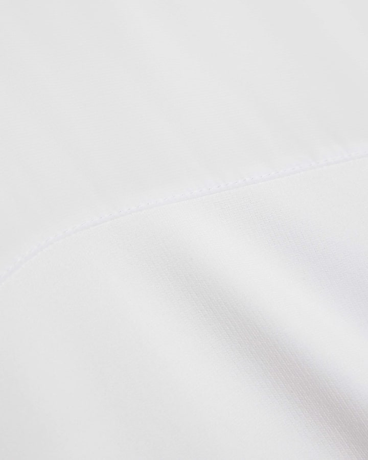 White Sheer Corset Hybrid T-Shirt