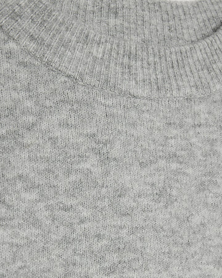 Grey Crew Neck Jumper
