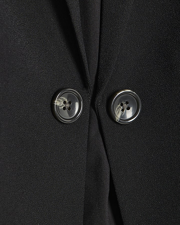 Black Edge To Edge Blazer