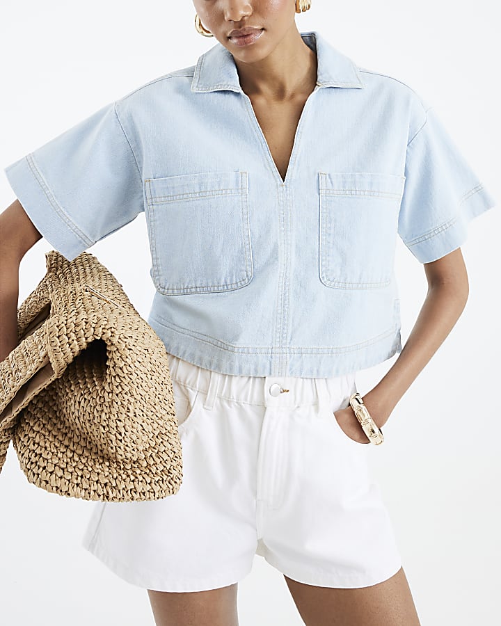 Blue Denim Shirt