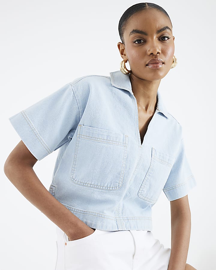 Blue Denim Shirt