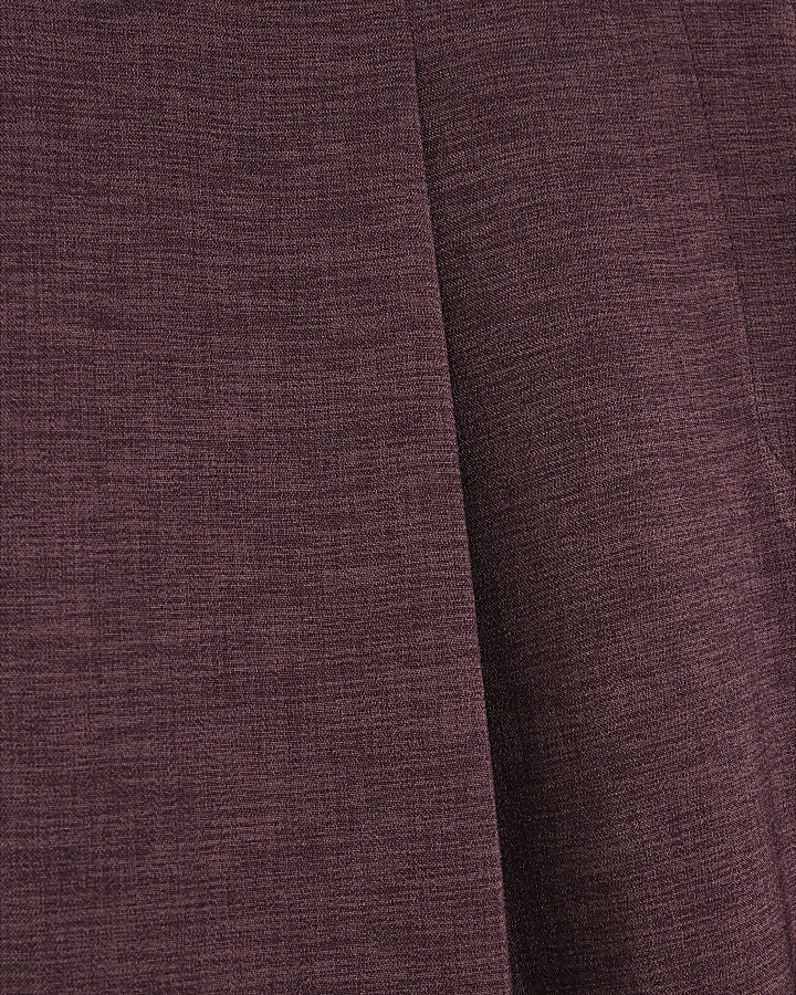 Purple Wide Leg Trousers