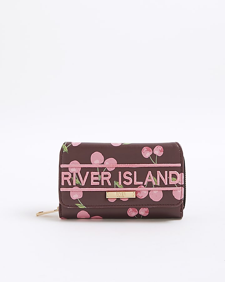 Red Cherry RI Zip Around Purse